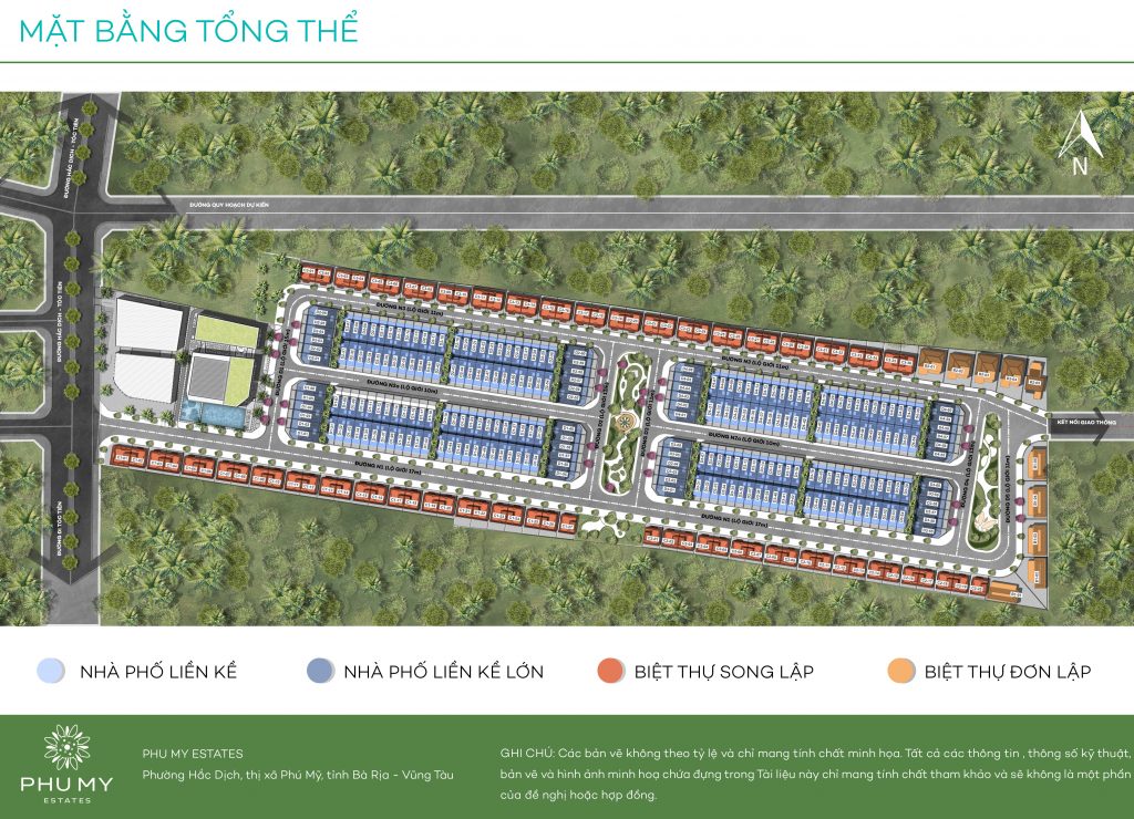 Mặt bằng Khu dân cư Phú Mỹ Estates